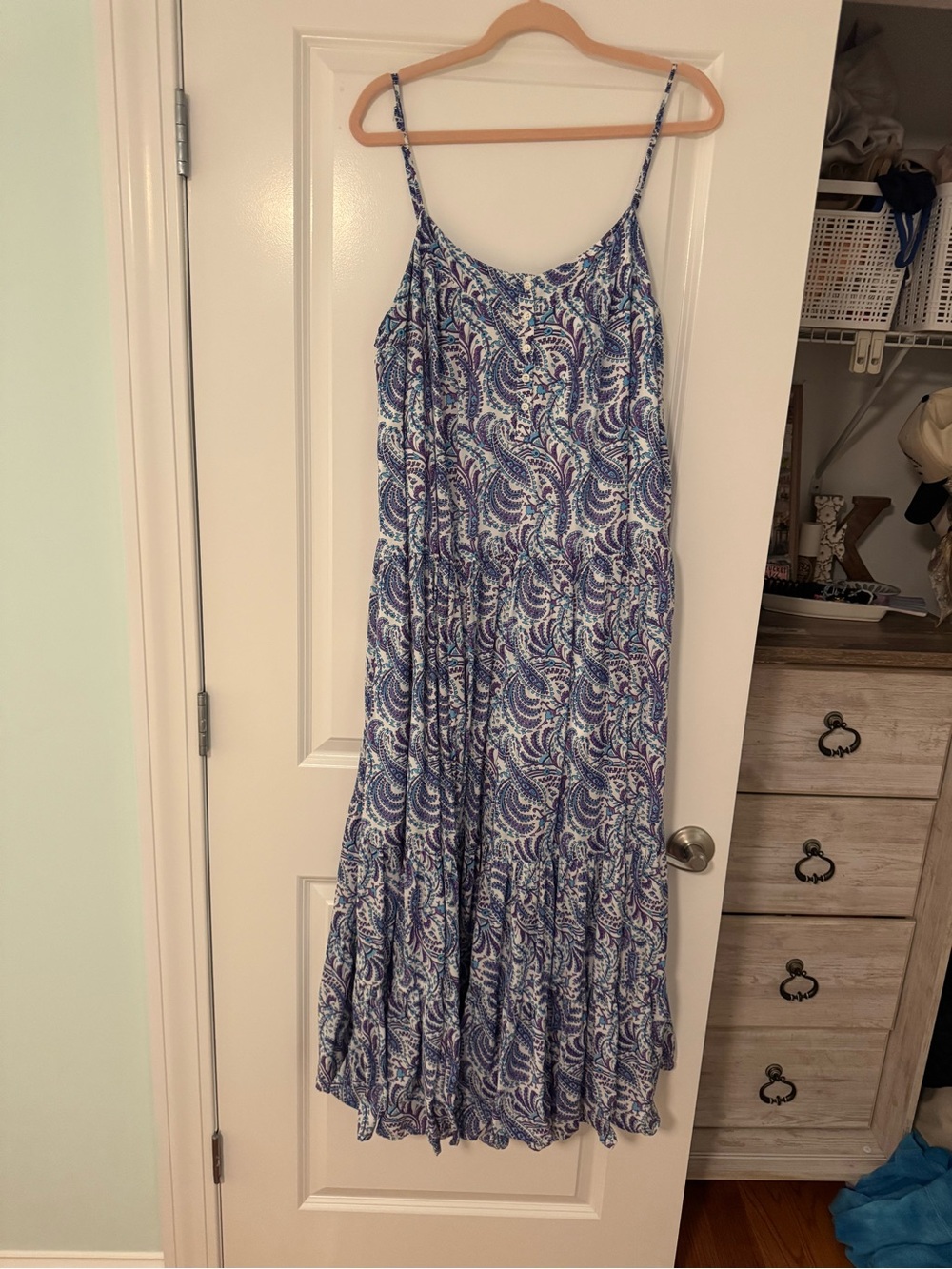 jcrew paisley maxi sundress
